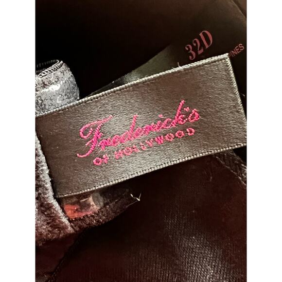 Fredericks of Hollywood strapless bra, 32D black - Picture 5 of 7